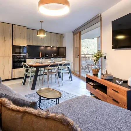 Lägenhet Modern Flat In Balcony Parking Les Houches